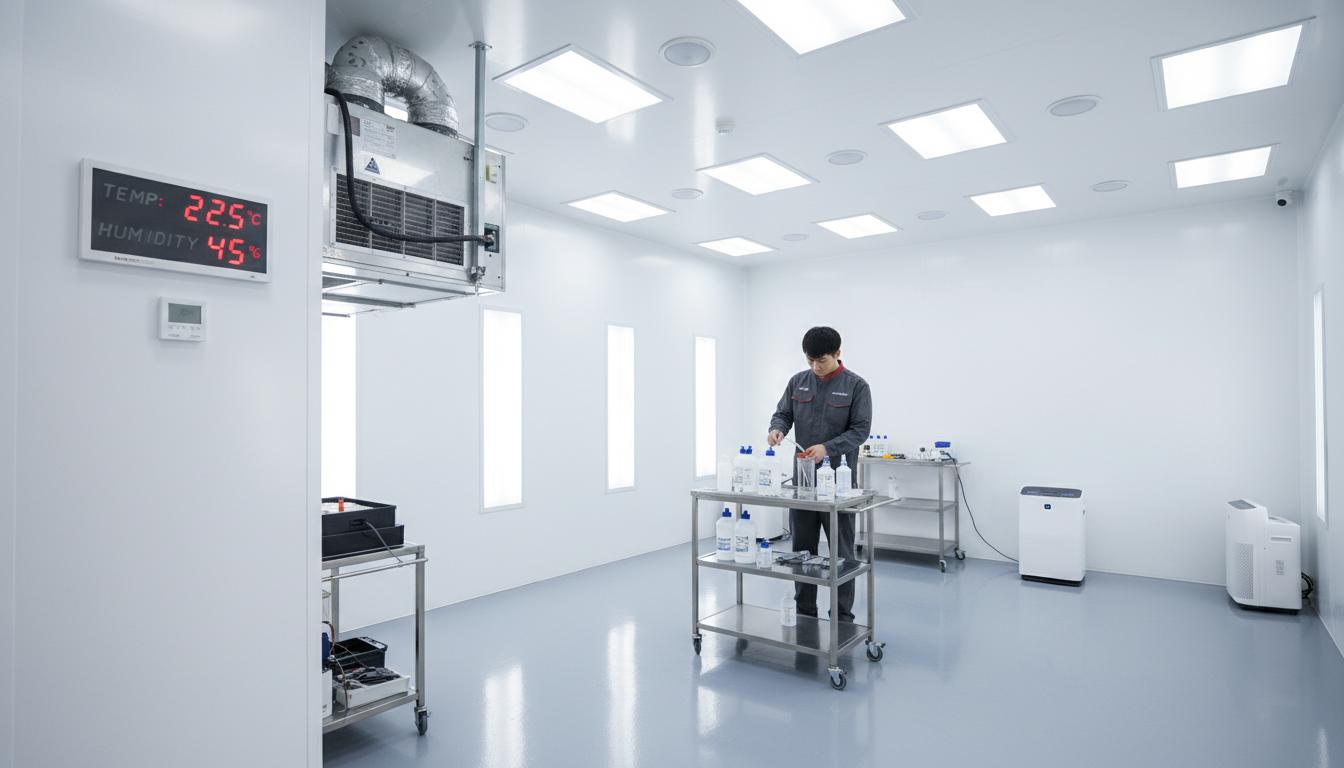 恆溫恆濕的無塵鍍膜施工空間