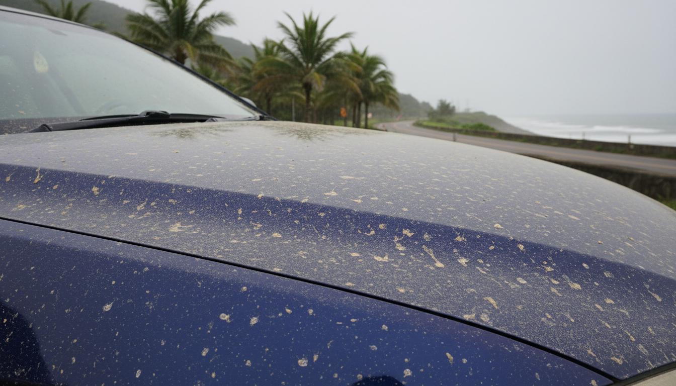海線地區車輛積塵狀況