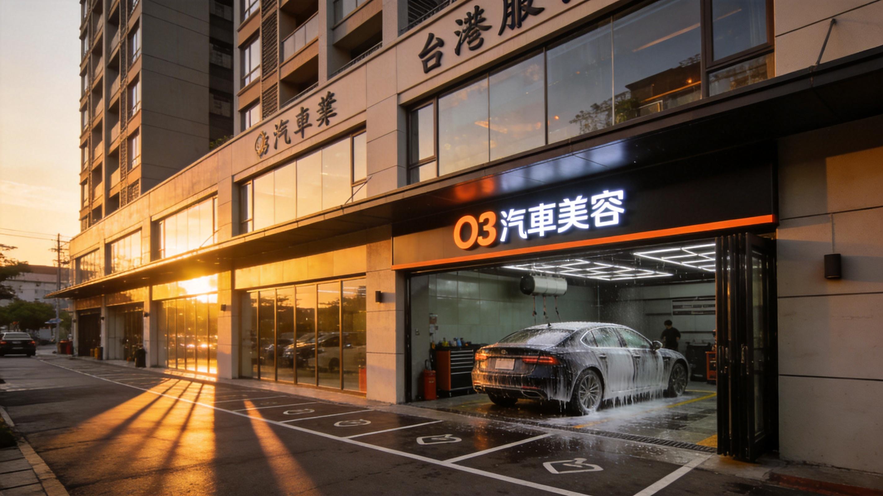 O3 汽車美容沙鹿店環境